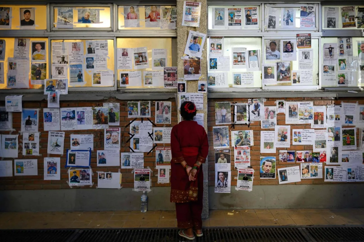 Nepal’s wall of missing offers last hope after glacial flash flood destruction