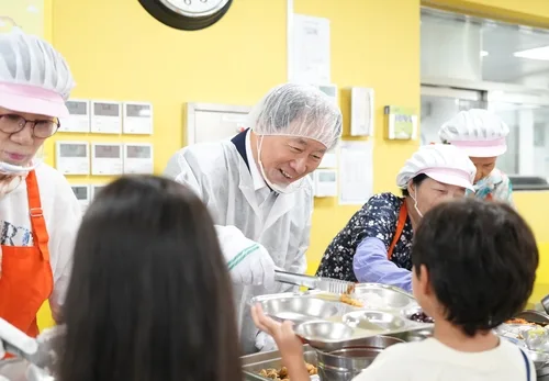 [동정] 김석준 부산시교육감, 학교급식 모니터링