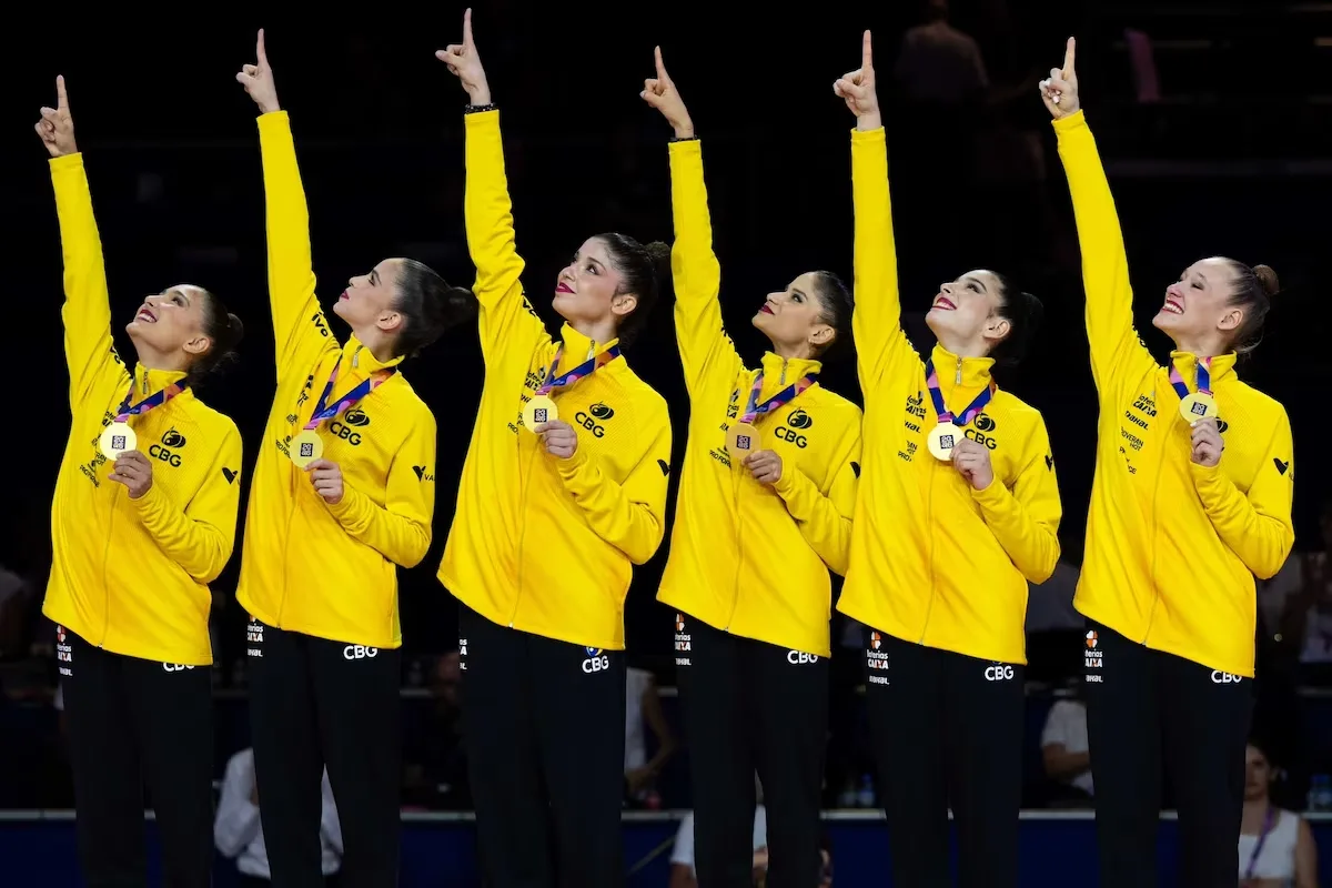 Brasil faz história e conquista dois ouros inéditos no Mundial de Ginástica Rítmica