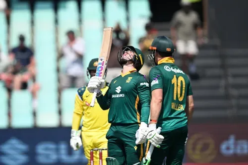 Century-maker Matthew Breetzke and Marco Jansen lead Proteas' counter-punch in first ODI
