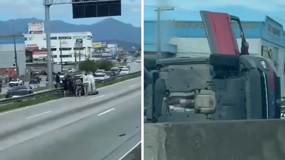 BR-101 fica parcialmente interditada após dois veículos capotarem na Grande Florianópolis; trânsito segue por uma faixa
