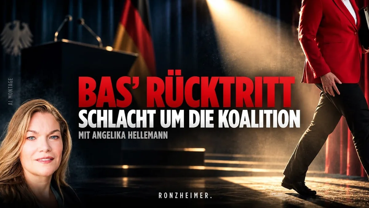 RONZHEIMER - Inside SPD: Bas’ Rücktritt und der Angriff auf Merz. Mit Angelika Hellemann