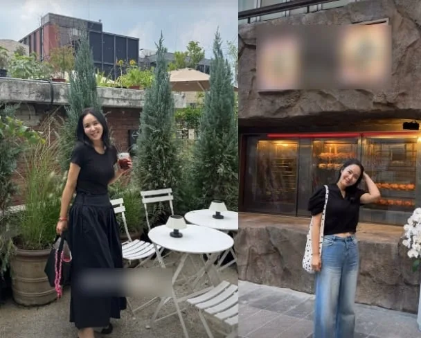 박지윤, 8kg 감량 후 크롭티 자신감..배꼽도 당당