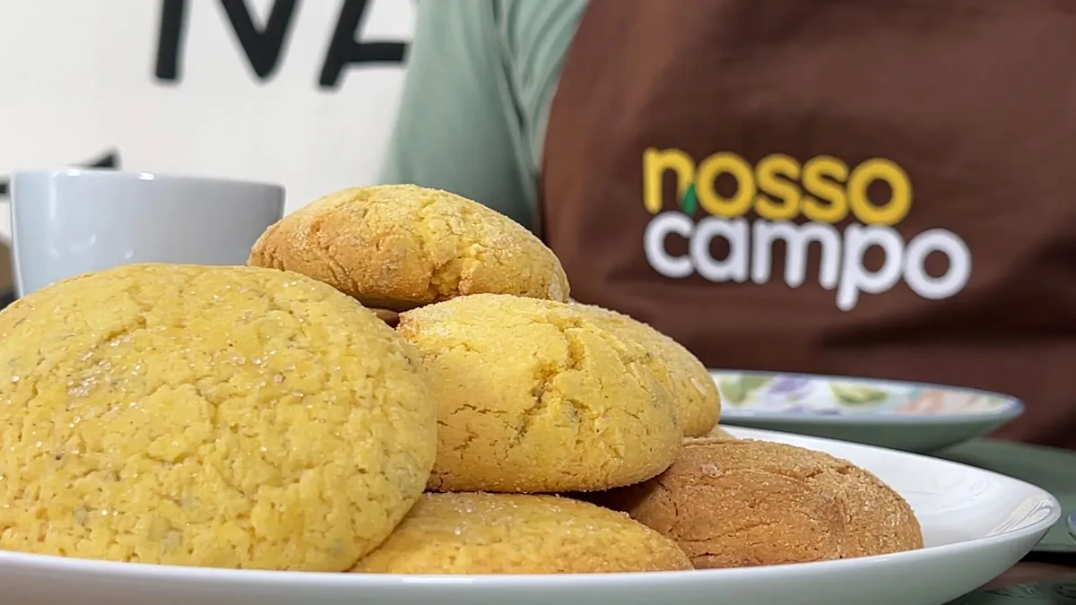 Receita Nosso Campo: aprenda a fazer uma broa de fubá com erva doce