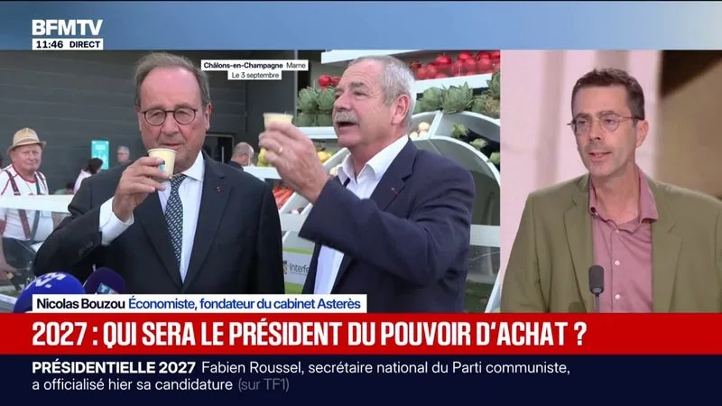 TVA sociale: "Je trouve que la proposition de François Hollande est intelligente et courageuse", estime Nicolas Bouzou, économiste