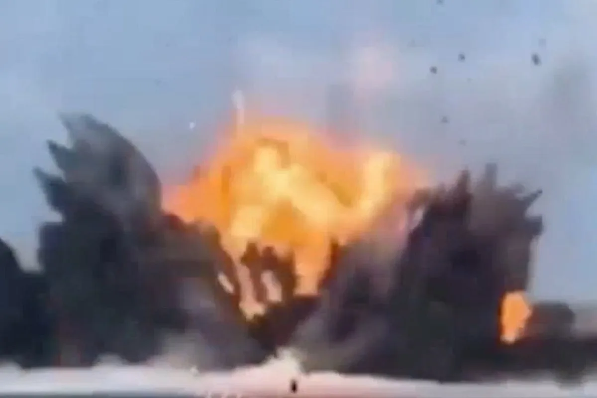 Watch sea drones strike Russian Olympic city’s port in Ukraine’s Black Sea blockade