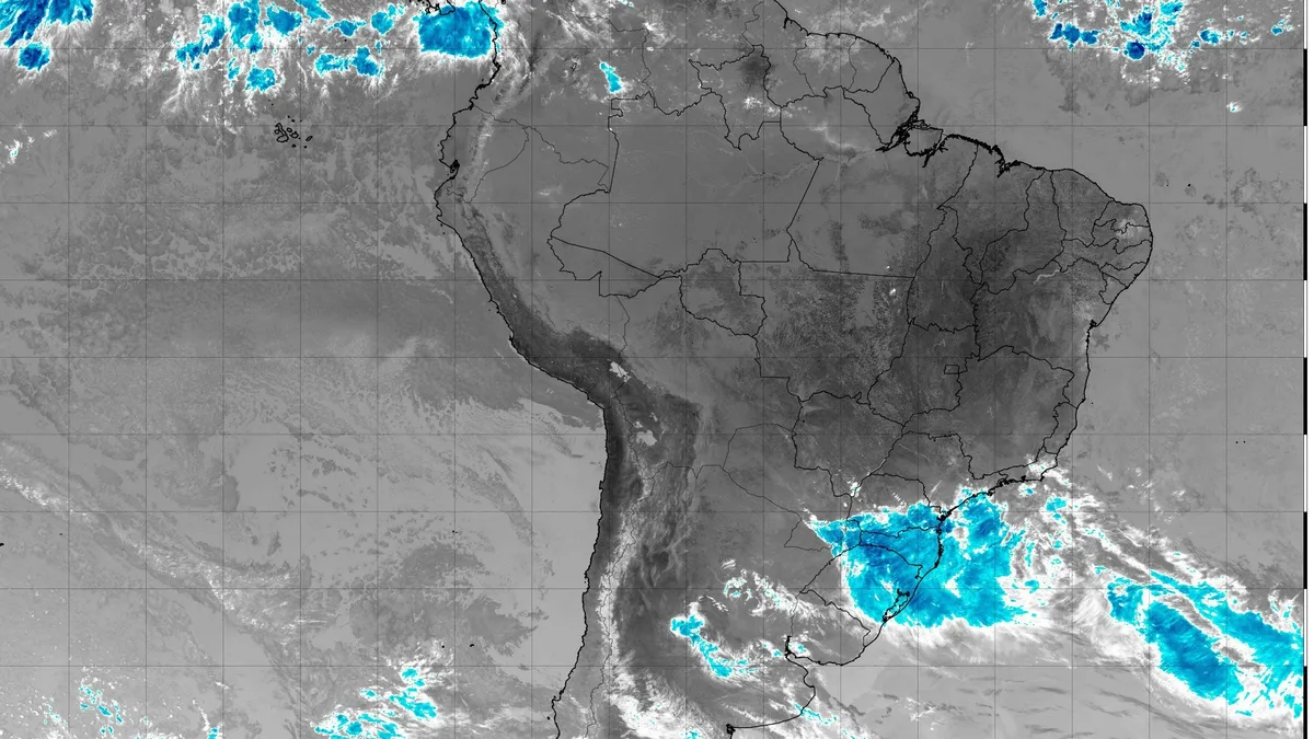 Novo ciclone traz temporais ao Sul; frente fria avança, leva chuva ao Sudeste e derruba temperaturas