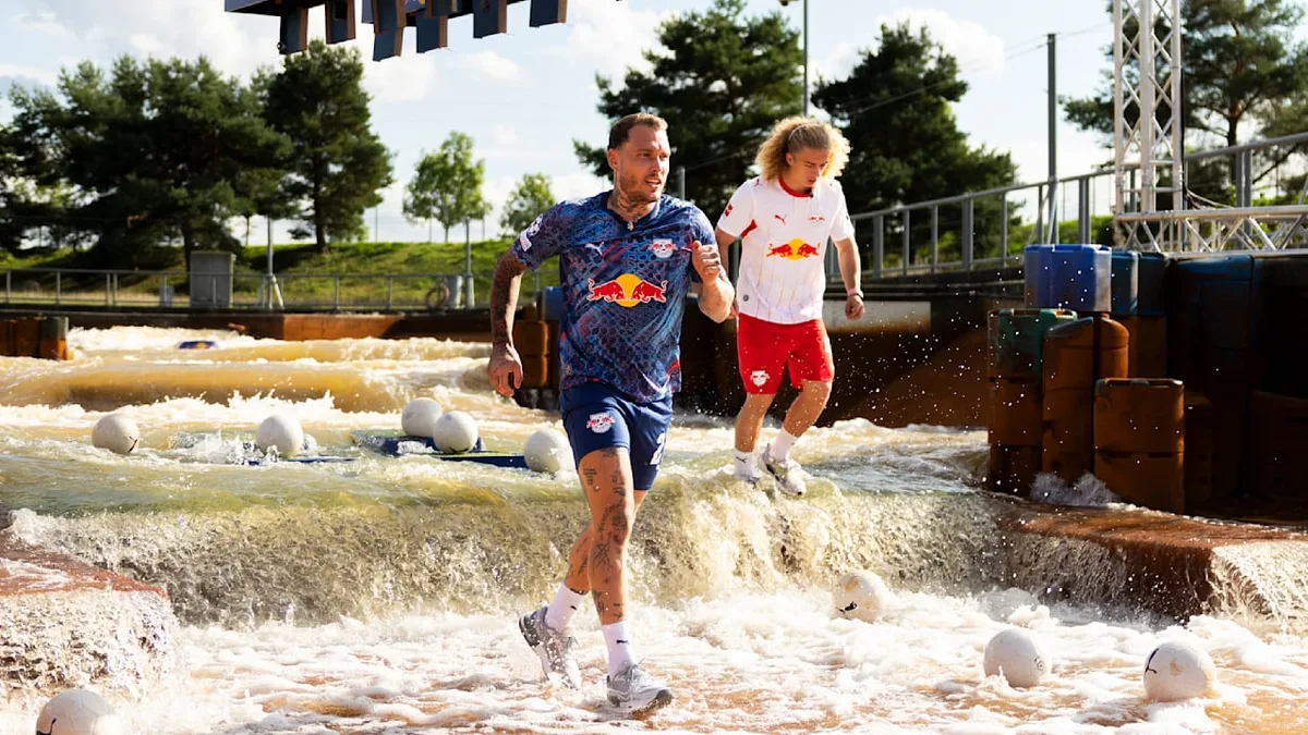 Verrückte Challenge - Vier Millionen Liter Wasser jagen DFB-Star
