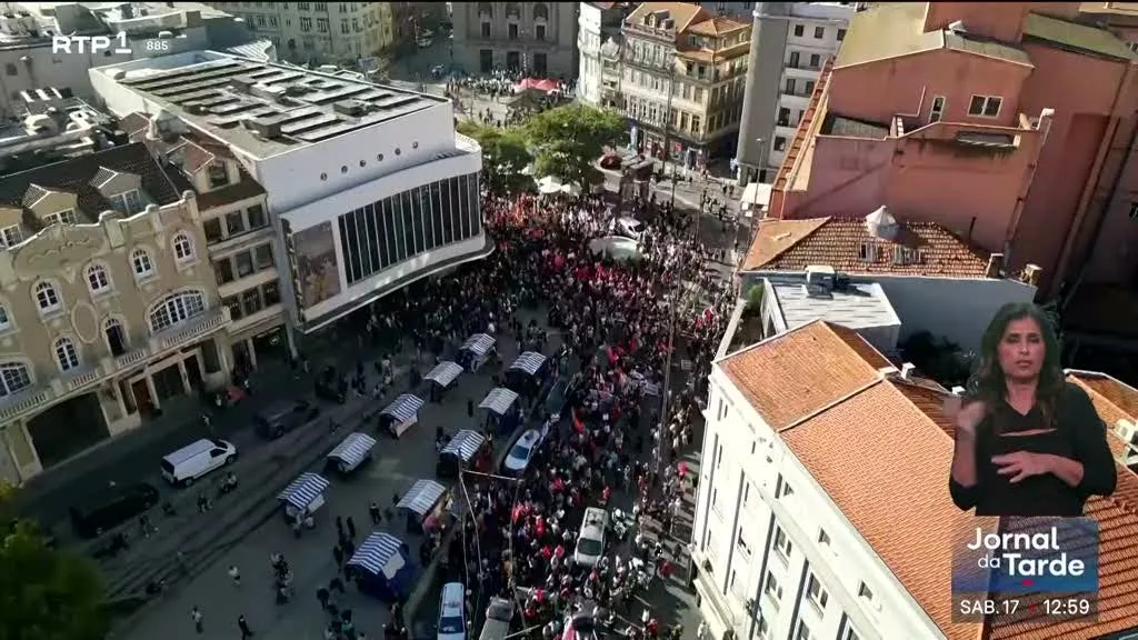 Está nas ruas a manifestação nacional da CGTP