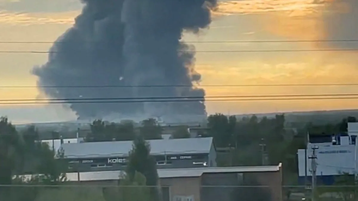 Ukrainian drones kill at least 10, hit warehouse of Russian online retailer Ozon