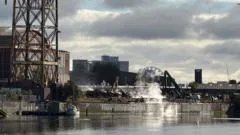 Firefighters spend second night at scene of Glasgow scrapyard blaze