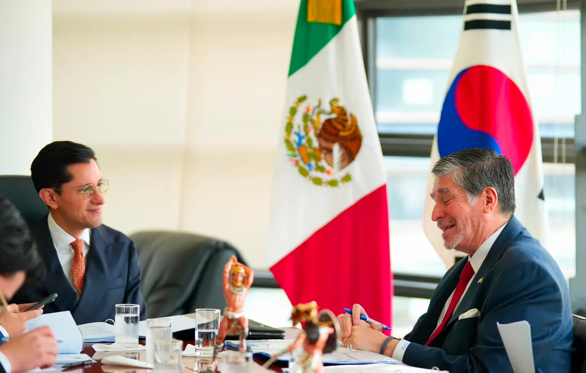 Acuerdo comercial entre México y Corea del Sur podría reanudarse tras diálogo sobre negociaciones del T-MEC con EEUU