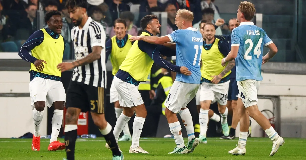Lazio goleó a la Juventus de Nico González y comparte la punta de la Serie A con Inter
