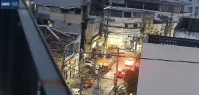 Chuva em SP: Duas pessoas ficam feridas após marquise desabar na Faria Lima
