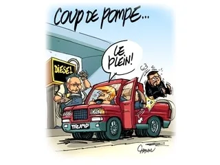 Le dessin de Chaunu : Donald Trump annonce « un cessez-le-feu énergétique »