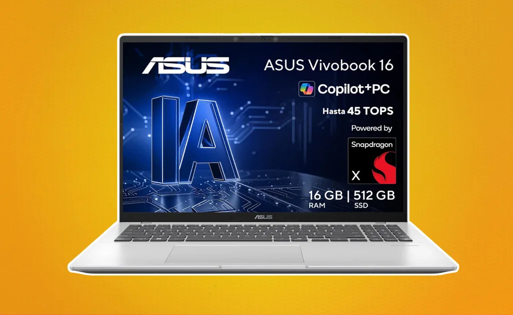 Laptop ASUS barata con 512 GB de almacenamiento y 16 GB de RAM. Perfecta para la escuela y el trabajo