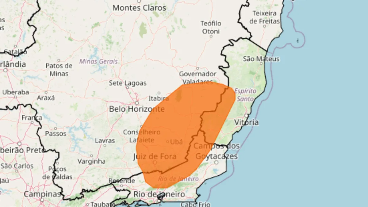 Cidades do ES recebem alerta laranja para tempestade nesta quinta-feira (27)