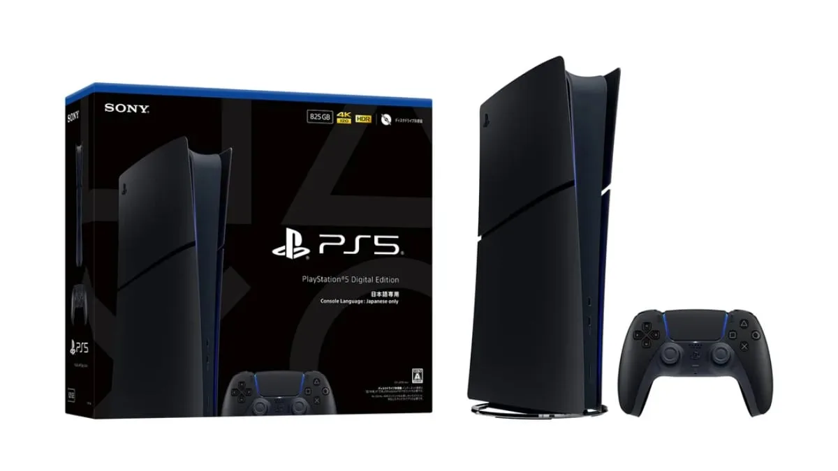 Sony Will Launch a Midnight Black Digital Edition PS5 in Japan Next Month