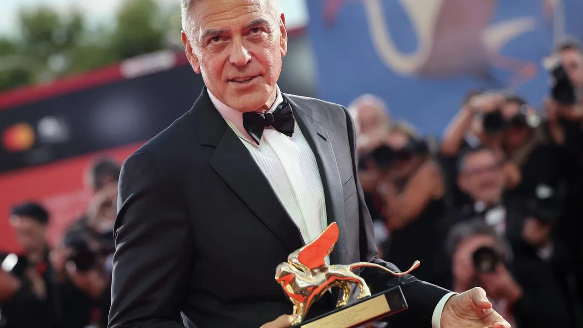 George Clooney blasts those who 'peddle in fear' in defiant Venice speech