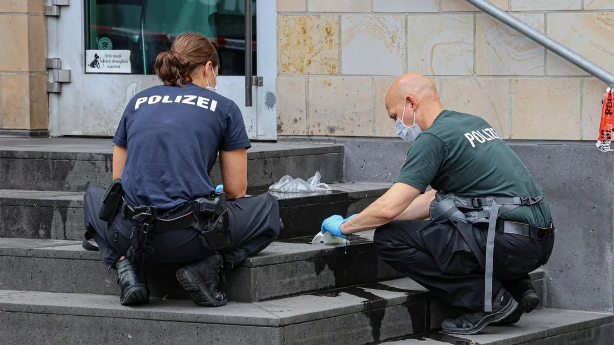 Kriminalpolizei ermittelt: Mann soll Feuer an Tür von Wuppertaler Synagoge gelegt haben