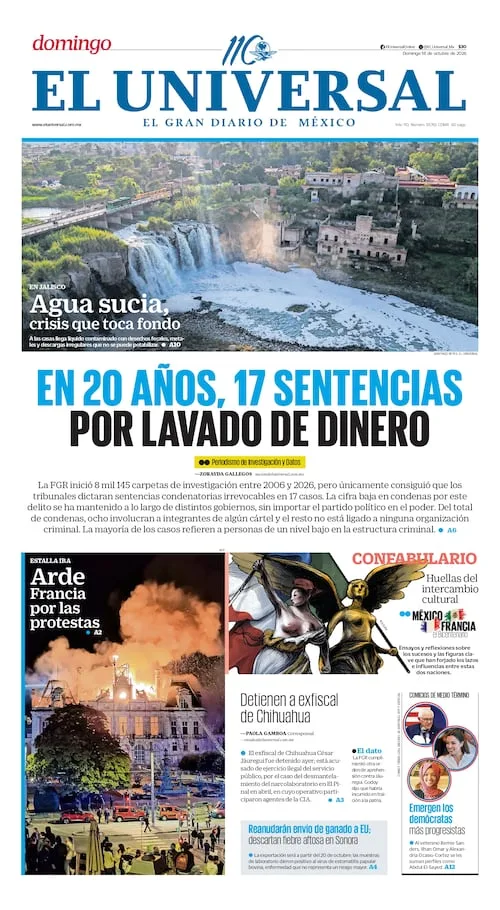 Portada impresa del 18 de octubre de 2026