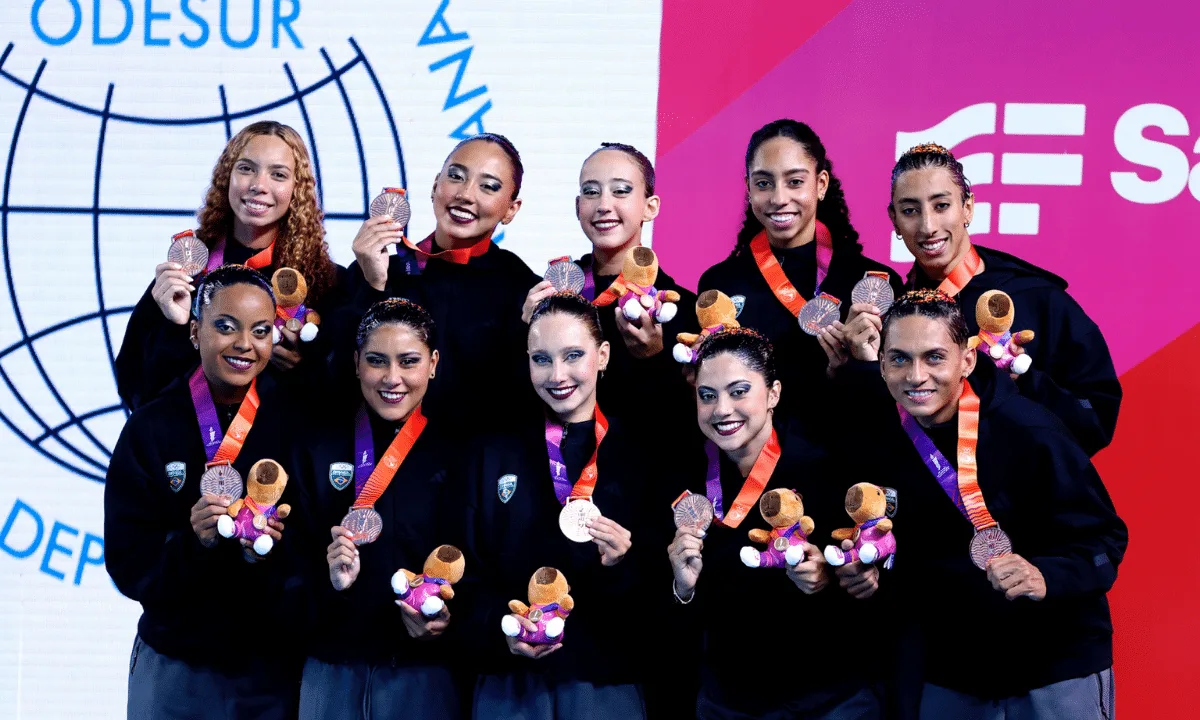 Após conquistar o bronze por equipes, nado artístico do Brasil projeta o futuro