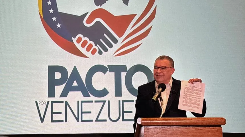 Enrique Márquez presentó el ‘Pacto por Venezuela’ y llamó a una consulta nacional, estos son los puntos claves