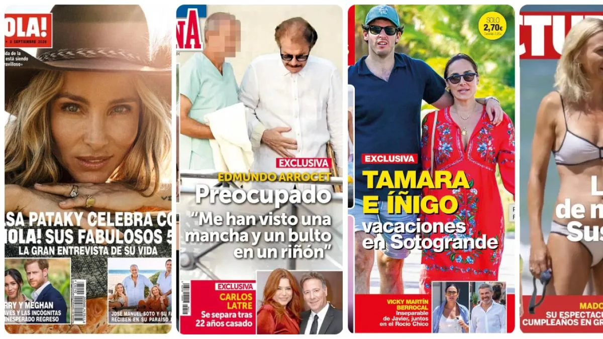 Elsa Pataky, Bigote Arrocet, Tamara Falcó y Susanna Griso protagonizan las portadas