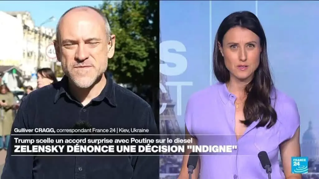 Accord entre Trump et Poutine, Zelensky dénonce une décision "indigne"
