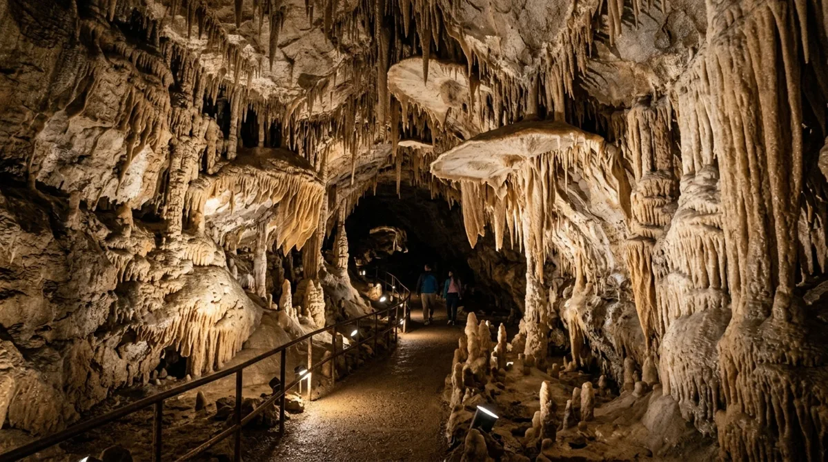 Até 46 cavernas se escondem num parque de Nevada e mais de 500 formações em forma de escudo crescem onde o deserto encontra rochas que já foram fundo de mar