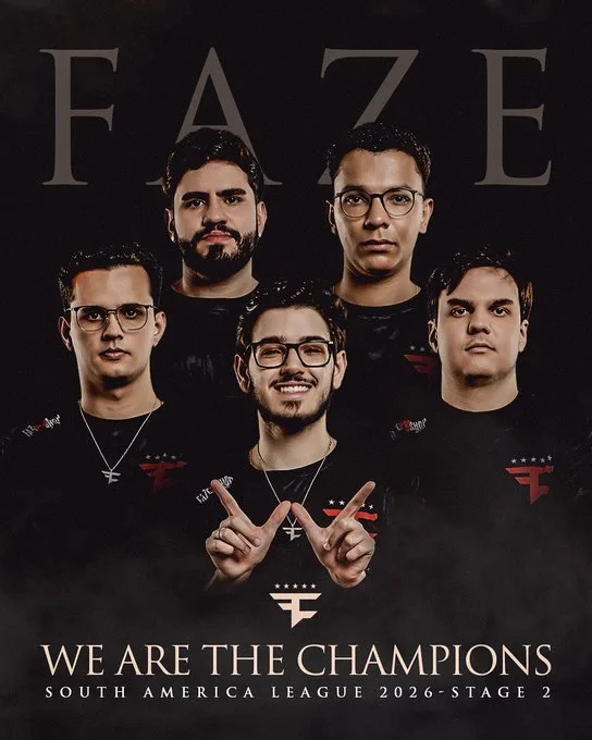 FaZe Clan vence a Team Liquid e é campeã da South America League Etapa 2 de Rainbow Six Siege