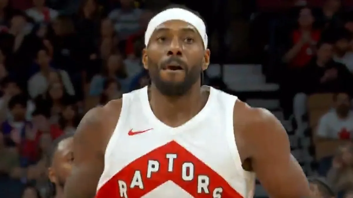 Leonard drills three to cap off mini-run for Raptors