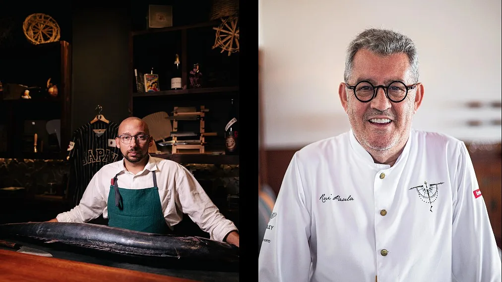 Chefs Rui Paula e Lucas Azevedo levam dois menus exclusivos ao Douro