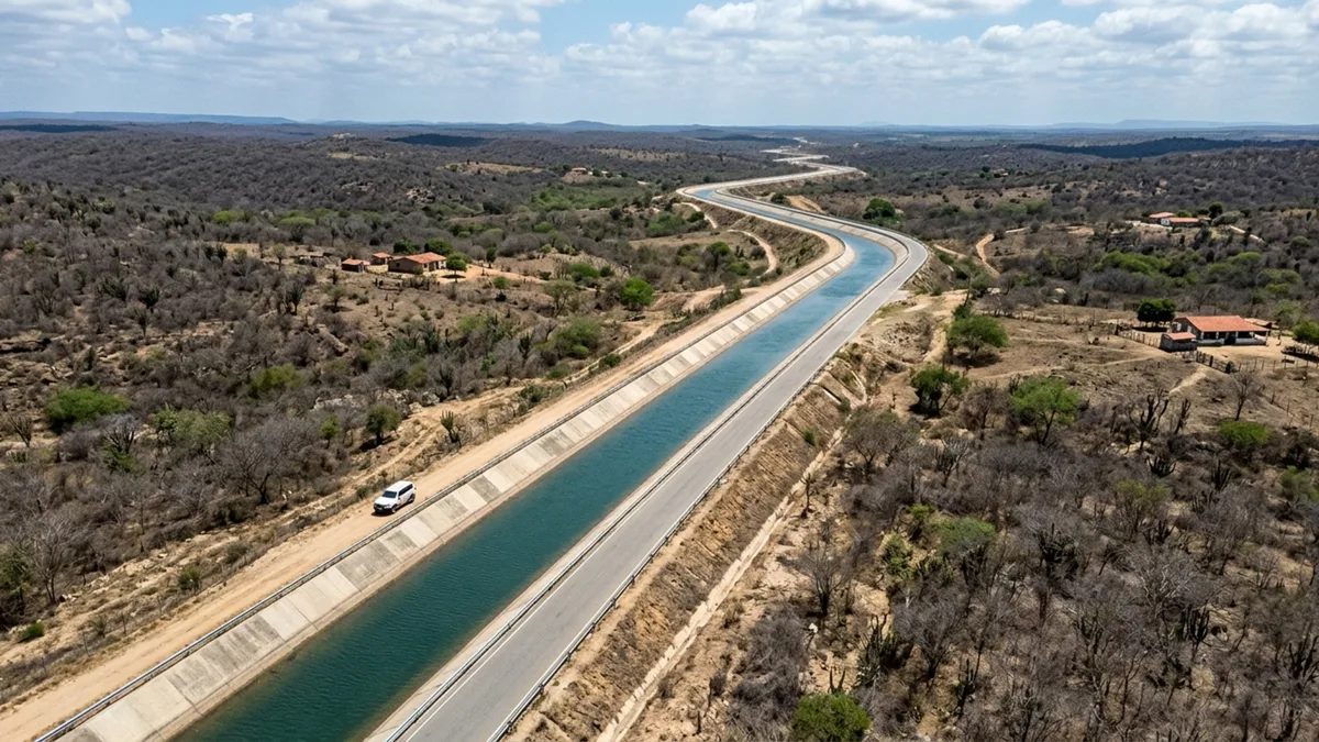 Rio artificial com mais de 145 km construído para levar água a uma das áreas mais secas do Brasil deixa cientistas e engenheiros incrédulos