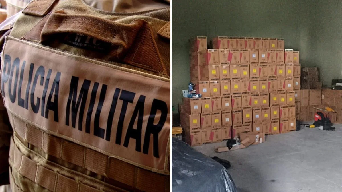 PM recupera carga de R$ 400 mil furtada de galpão do Mercado Livre e prende dois suspeitos na Grande Florianópolis