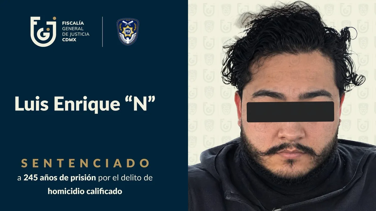 Sentencian al líder de “Los Molina” con más de 240 años de cárcel por el multihomicidio de siete personas en Coyoacán