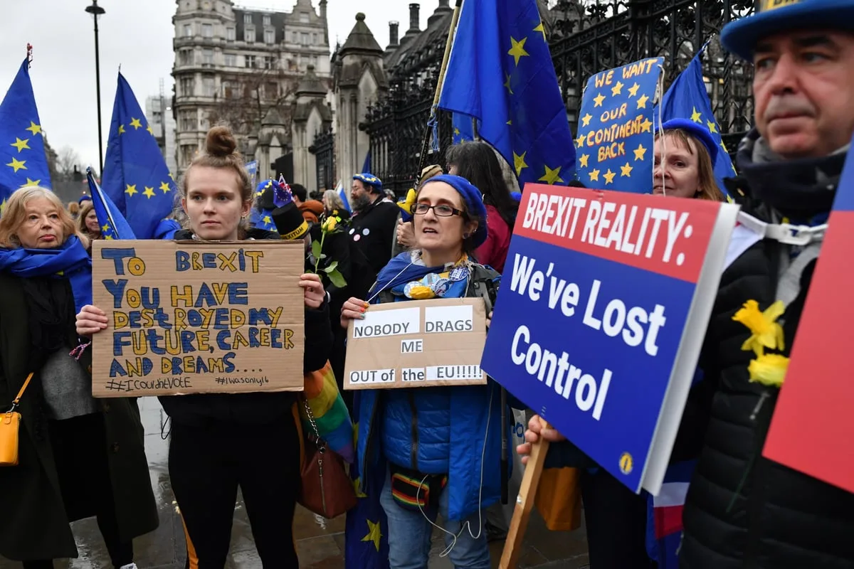 Support for Brexit collapses in London as Sadiq Khan leads calls for Britain to rejoin EU