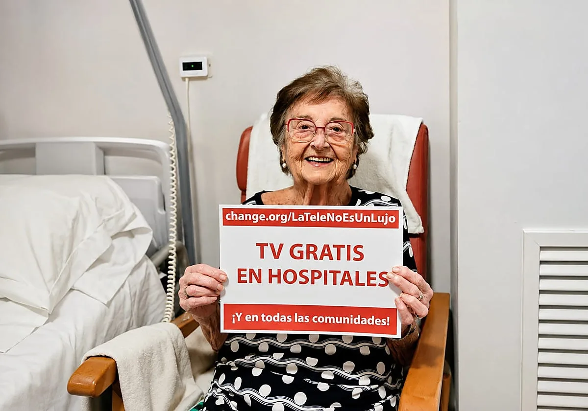 La iniciativa para lograr TV gratis en los hospitales: «La tele no es un lujo»