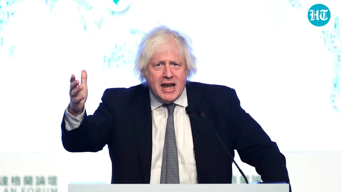 ‘Senseless attack’: Boris Johnson's close shave as train behind his struck by Russian drone near Poland border