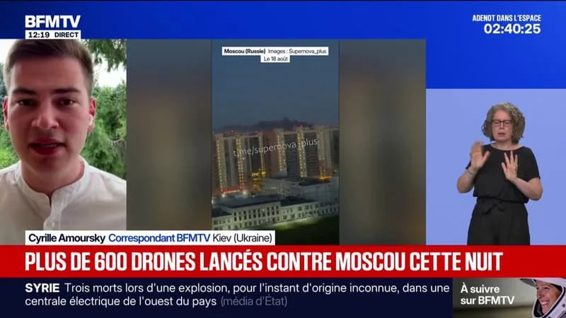 Guerre en Ukraine: plus de 600 drones lancés par Kiev contre Moscou cette nuit