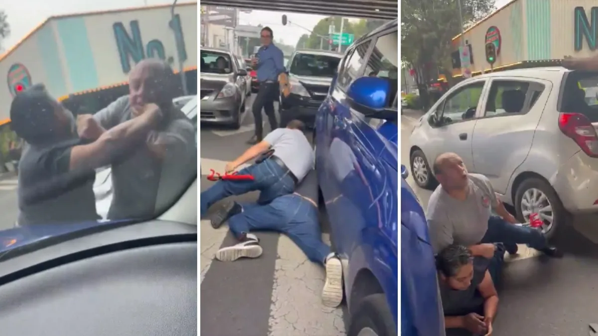 Sujeto somete con una llave a conductora tras conflicto vial en Avenida Universidad de la CDMX