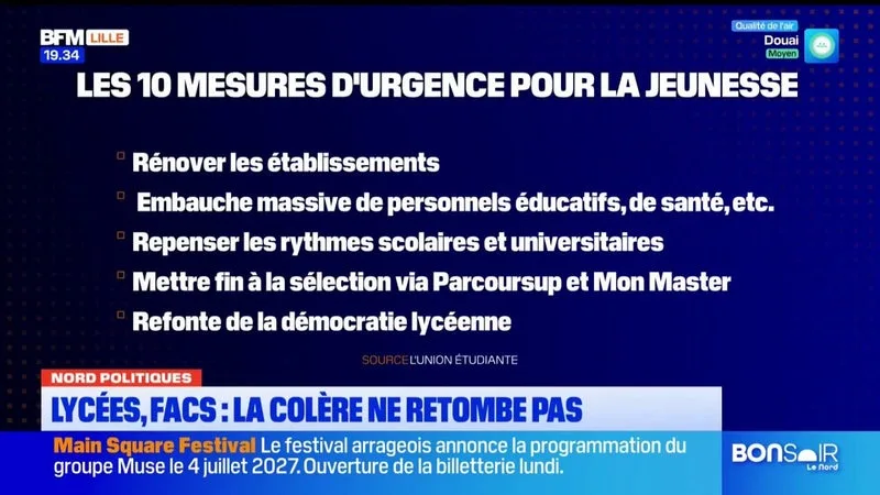Colère lycéenne: dans le Nord et le Pas-de-Calais, les élèves et professeurs partagent des revendications