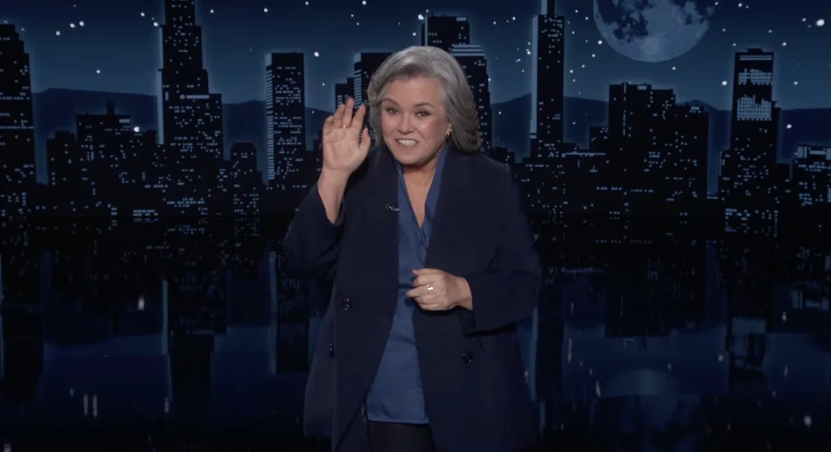 Rosie ODonnell thanks Trump in Kimmel monologue