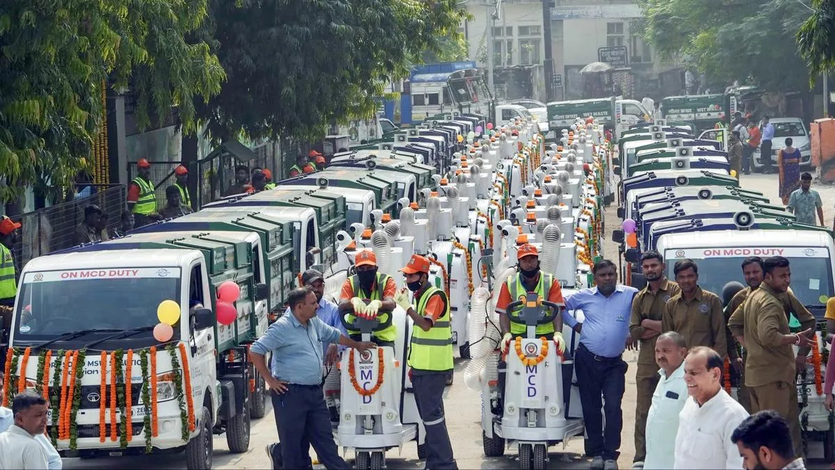 Delhi CM Rekha Gupta inaugurates waste compactor station in Sarita Vihar, flags off sanitation vehicles