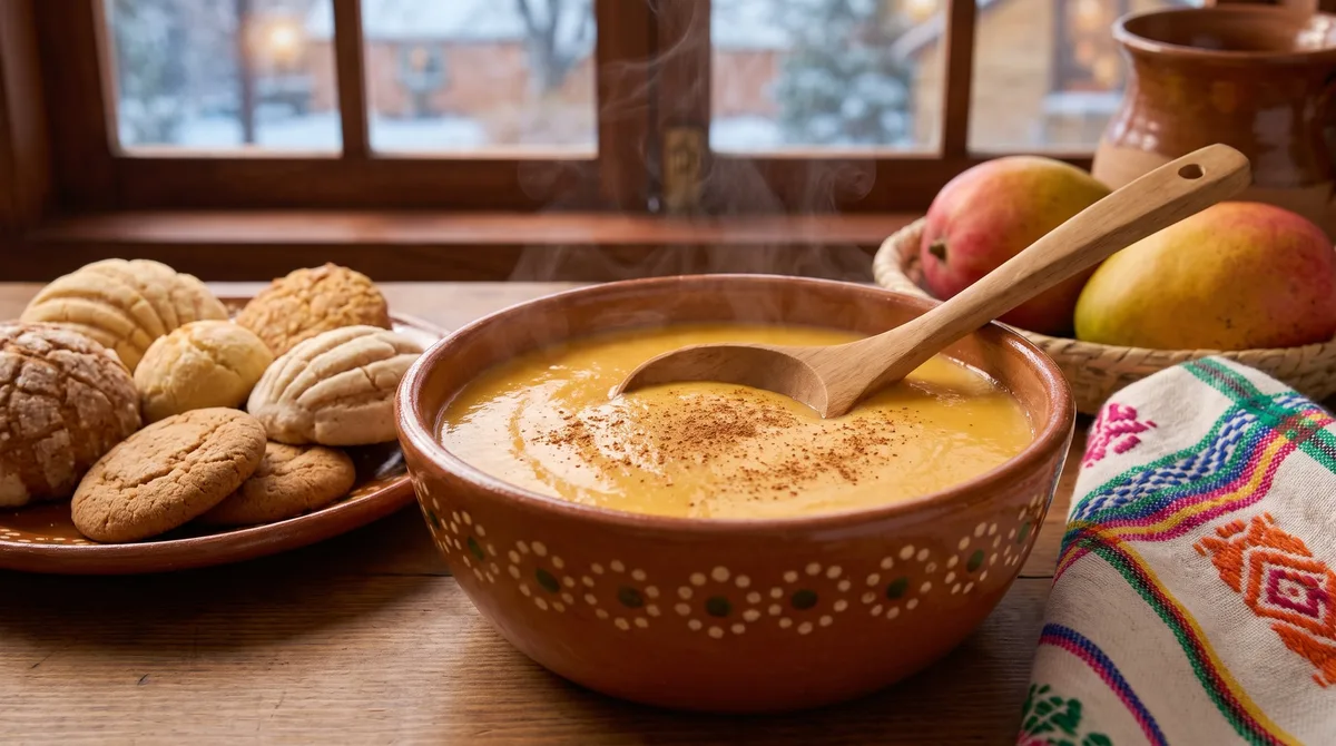 Receta de atole de mango: fácil y cremoso, ideal para compartir