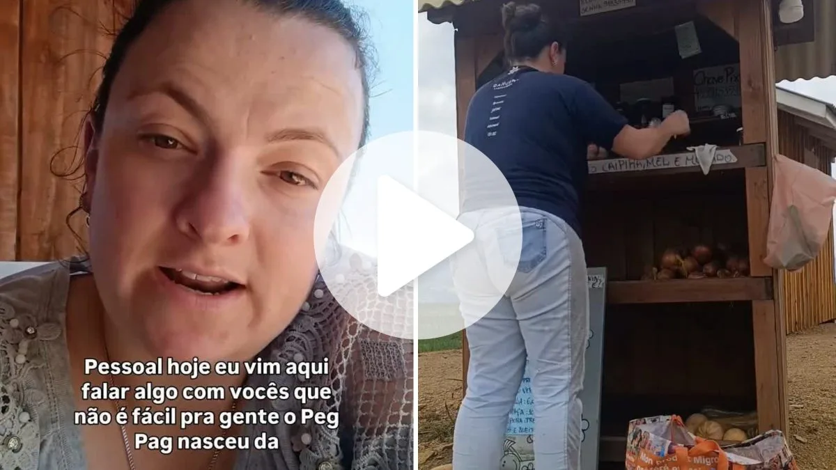 ‘Pense nas minhas crianças’: dona de pegue e pague conhecida como a ‘banca da confiança’ faz apelo em SC após segundo furto no local