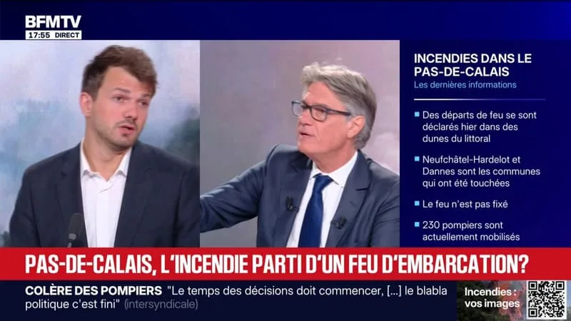 Incendie dans le Pas-de-Calais: une enquête judiciaire est ouverte pour déterminer les causes du feu