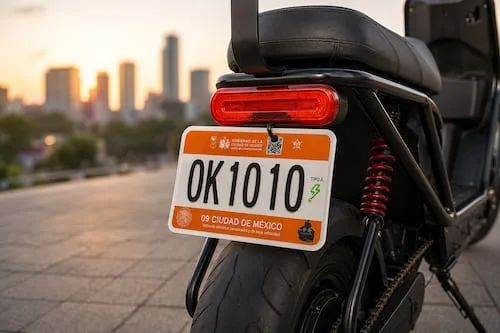 Nuevas placas para scooter y bicimotos en CDMX: dónde se recogen