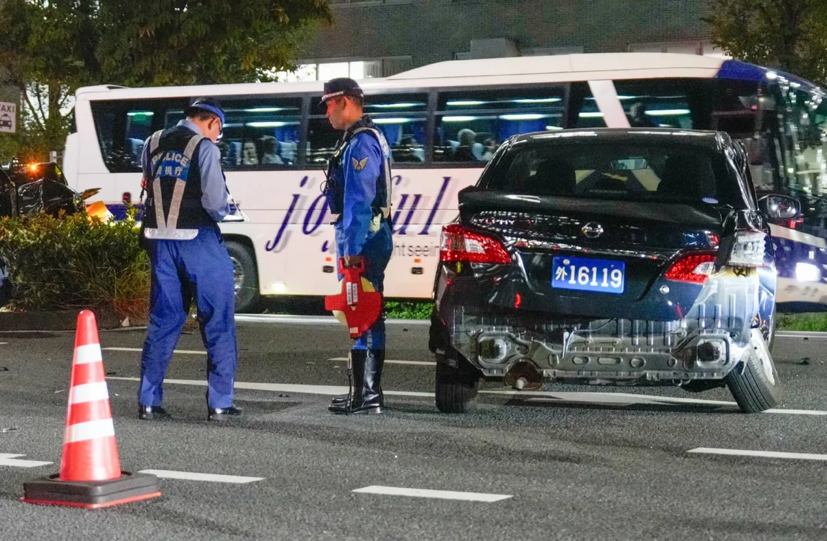 Russian Embassy vehicle in traffic incident near Japan’s Foreign Ministry