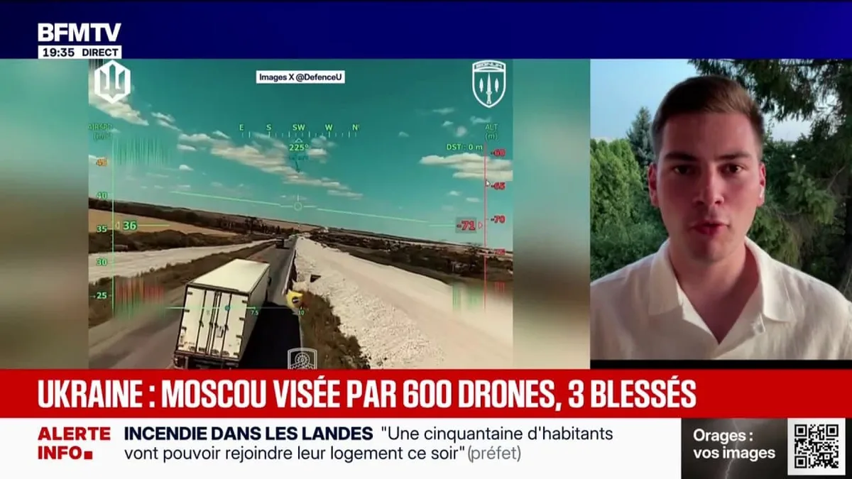 Guerre en Ukraine: la Russie a été visée par 600 drones